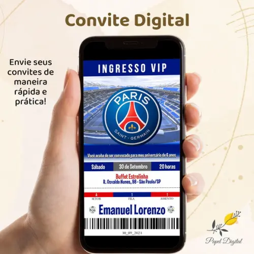 Convite Digital Psg Modelo 2