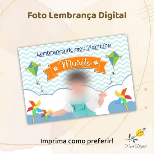 Foto Lembrança Digital Pipas e Cataventos