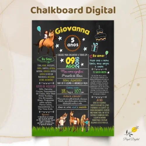 Chalkboard Digital Spirit Modelo 2