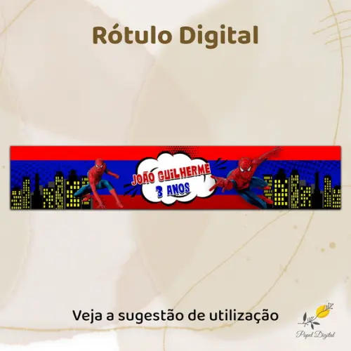 Rótulo para Água - Arquivo Digital