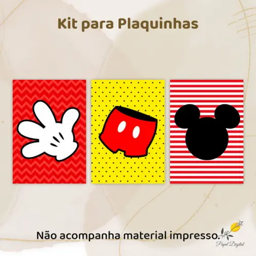 Kit Digital para Quadrinhos Mickey
