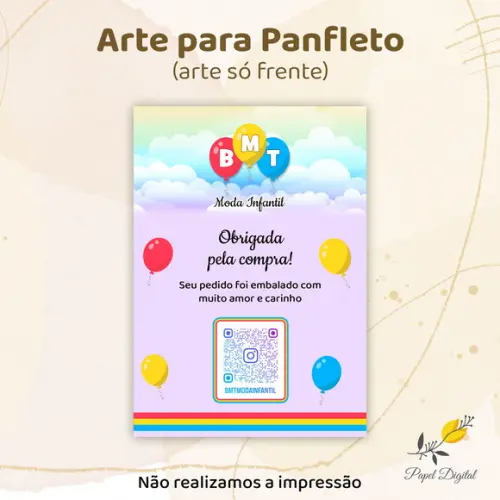 Panfleto Digital - só Frente