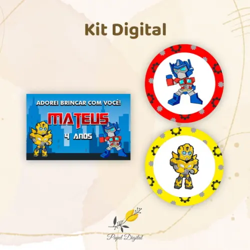 Kit Tag Digital Transformers Baby