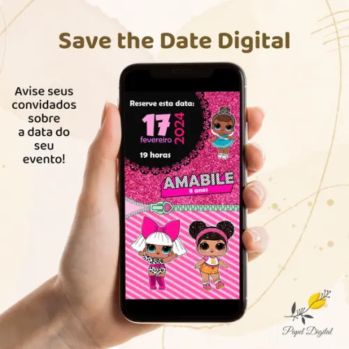Save The Date Digital Lol
