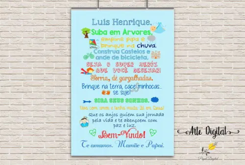 Arte Digital Porta Maternidade