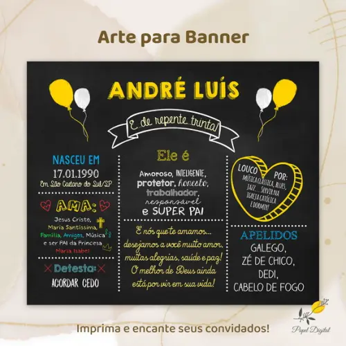Banner Digital Aniversário Modelo 2