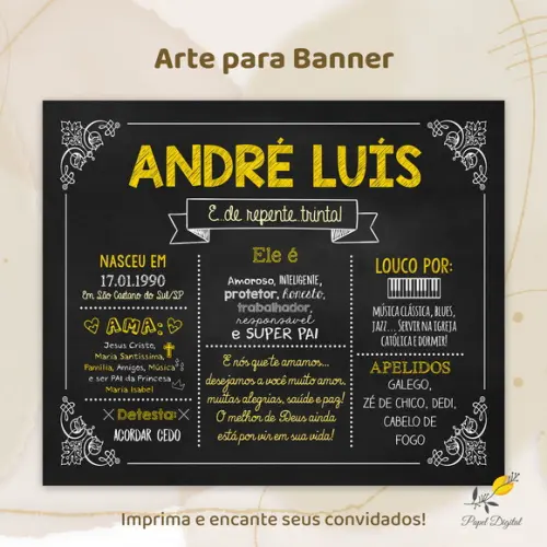 Banner Digital Aniversário Modelo 3