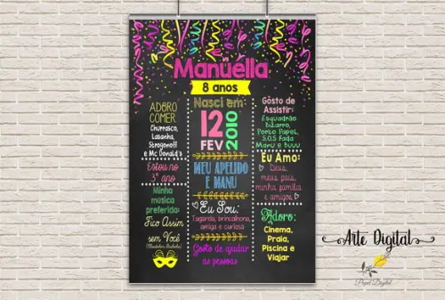 Chalkboard Digital Carnaval
