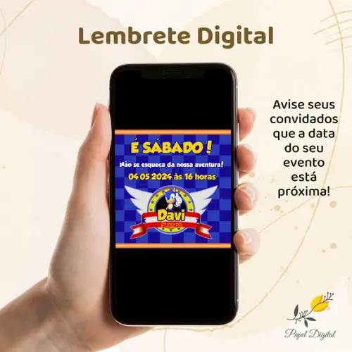 Lembrete Digital Sonic