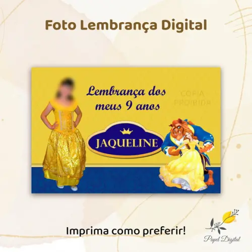 Foto Lembrança Digital Bela Modelo 1