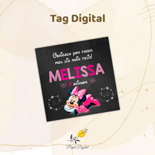 Tag Digital Minnie Modelo 1