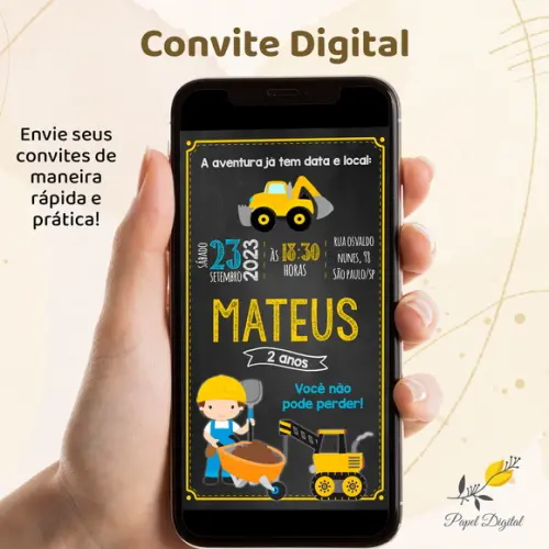 Convite Digital Construtor