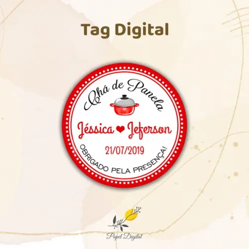 Tag Digital Chá de Cozinha