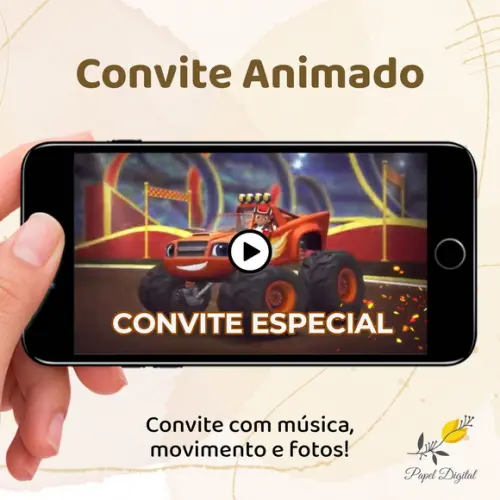 Convite Animado (vídeo) Blaze