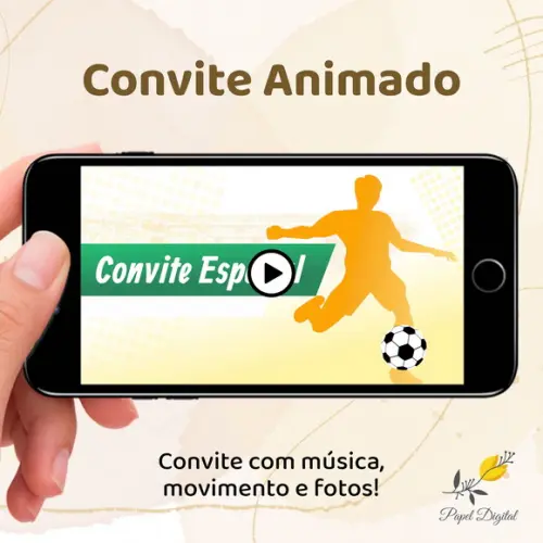 Convite Animado (vídeo) Futebol