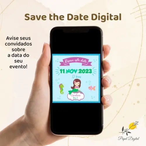 Save The Date Digital Sereia