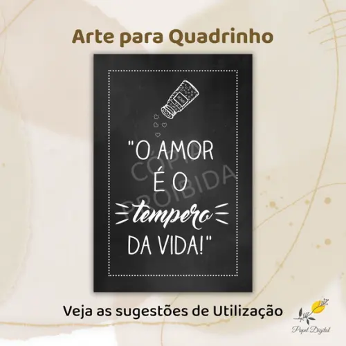 Arte para Quadrinho Chá Bar (arquivo Digital)