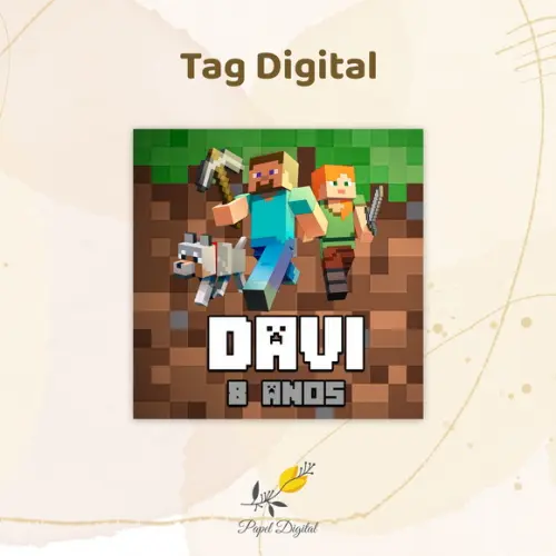 Tag Digital Minecraft