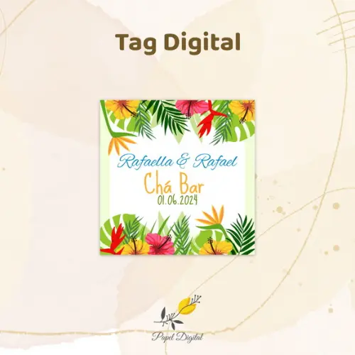 Tag Digital Tropical Modelo 1