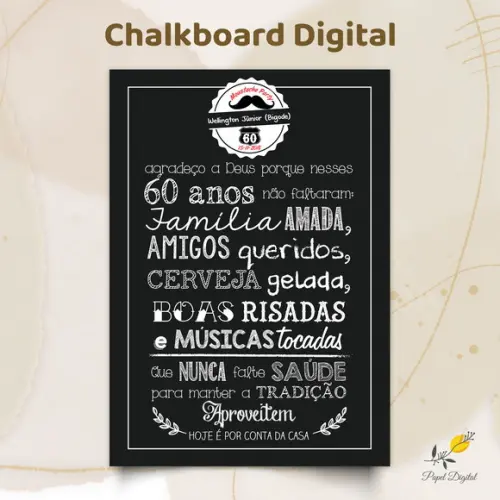 Chalkboard Digital Modelo 15