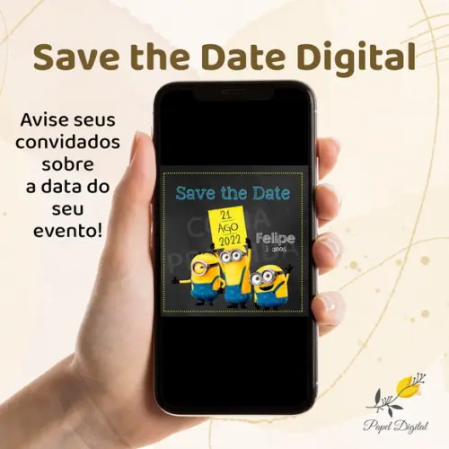 Save The Date Digital Minions