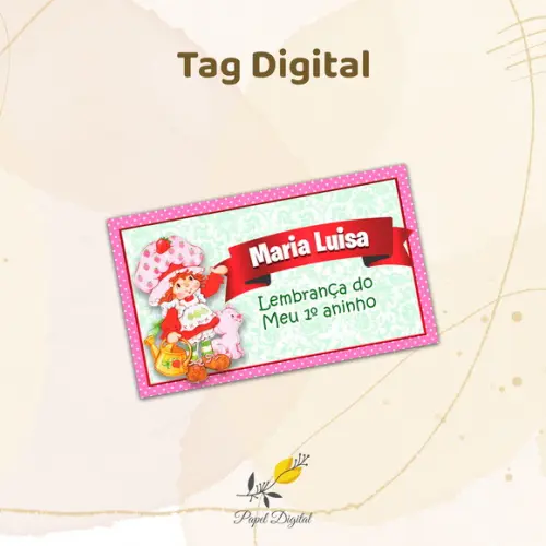 Tag Digital Moranguinho