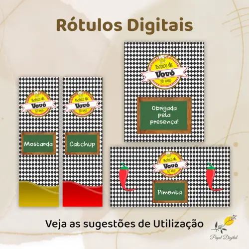 Rótulos Digitais Boteco
