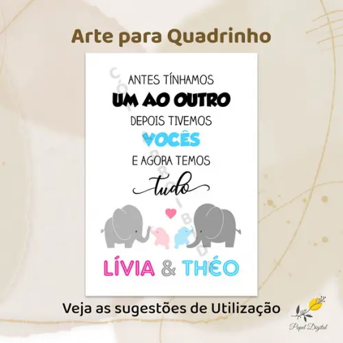 Quadrinho Modelo 3 - Arte Digital