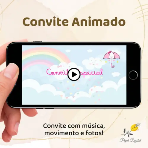 Convite Animado (vídeo) Chuva de Amor