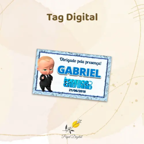 Tag Digital Poderoso Chefinho