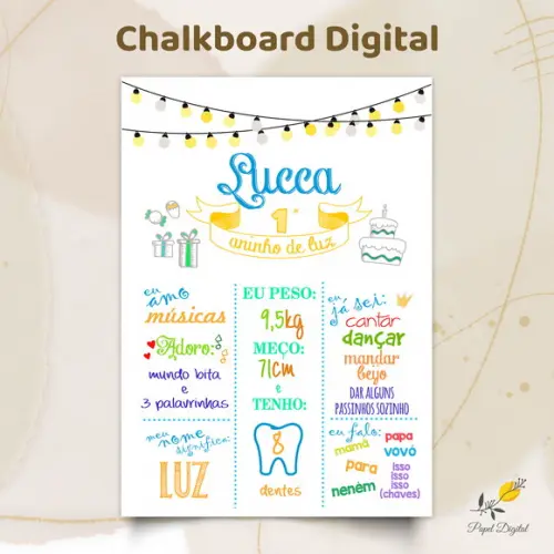 Chalkboard Digital Modelo 10