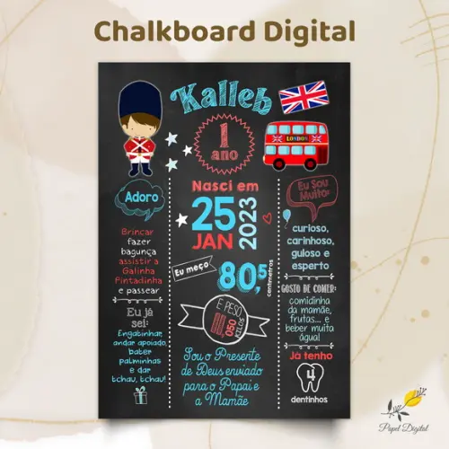 Chalkboard Digital Soldadinho