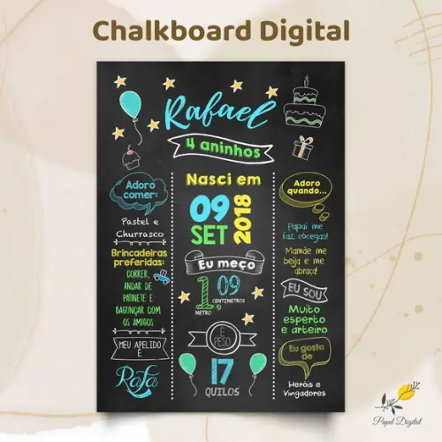 Chalkboard Digital Modelo 1