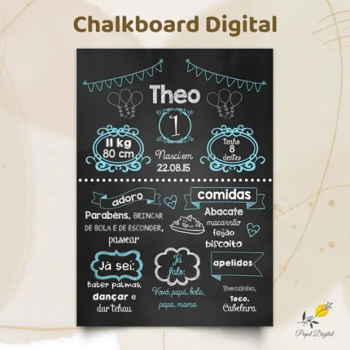 Chalkboard Digital Modelo 2