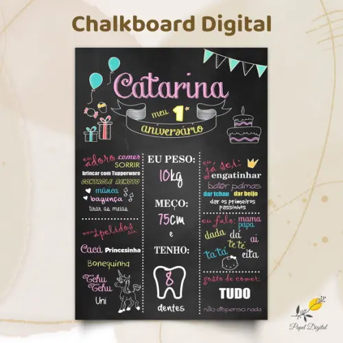 Chalkboard Digital Modelo 6