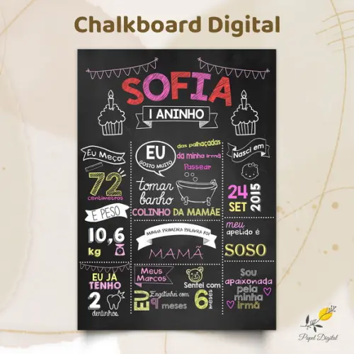 Chalkboard Digital Modelo 5