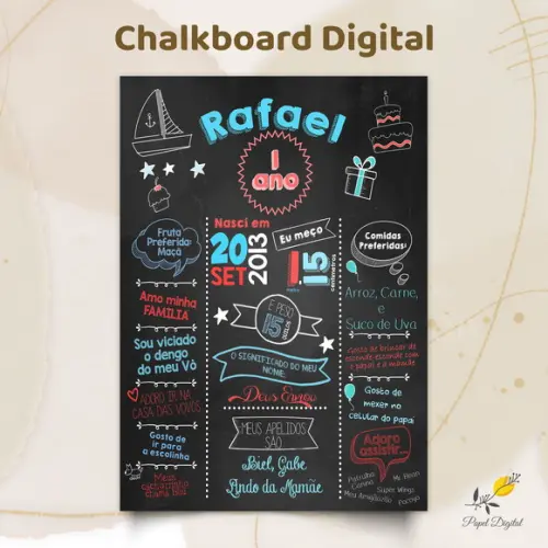 Chalkboard Digital Modelo 7