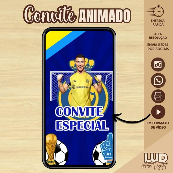 Convite Animado Futebol / Cristiano Ronaldo