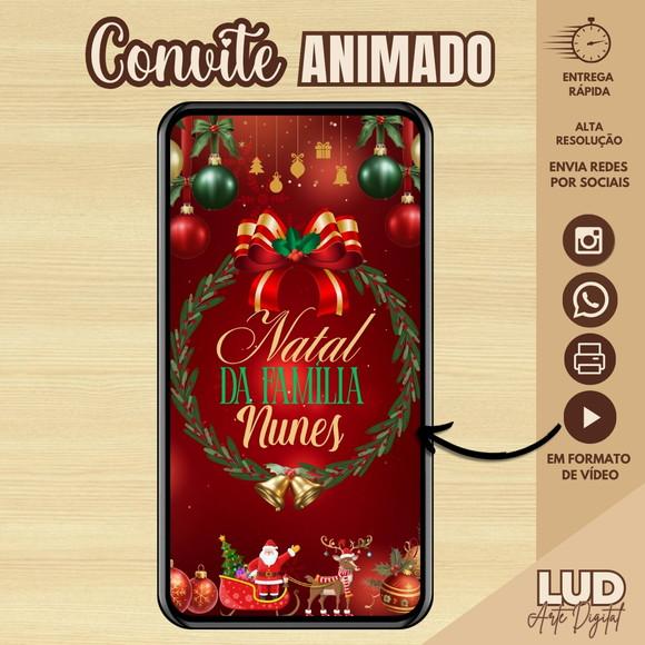 Convite Animado Natal / Confraternização