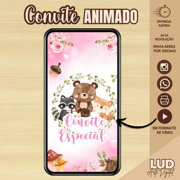 Convite Animado Bosque