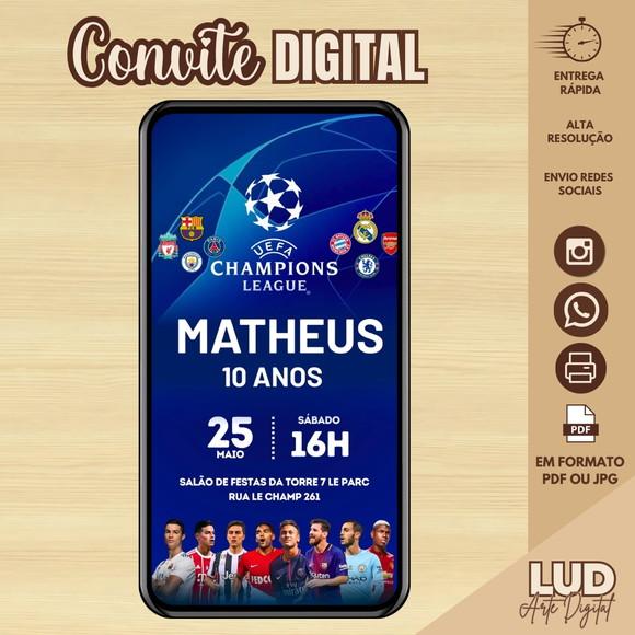 Convite Digital Futebol
