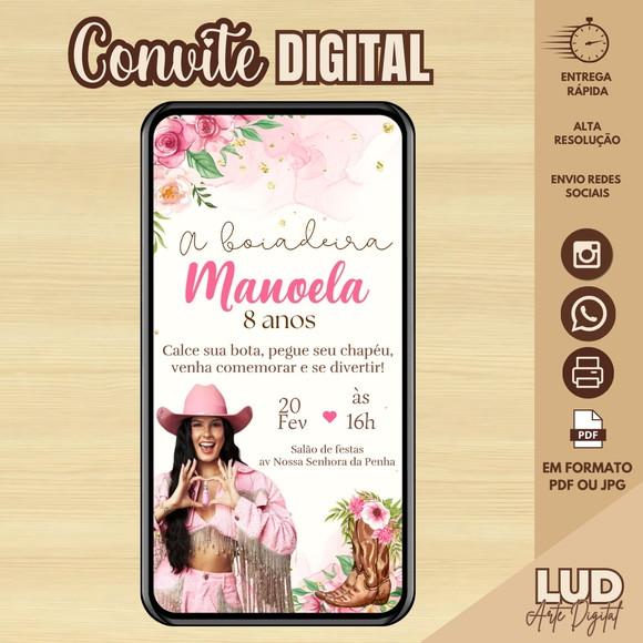 Convite Digital Ana Castela