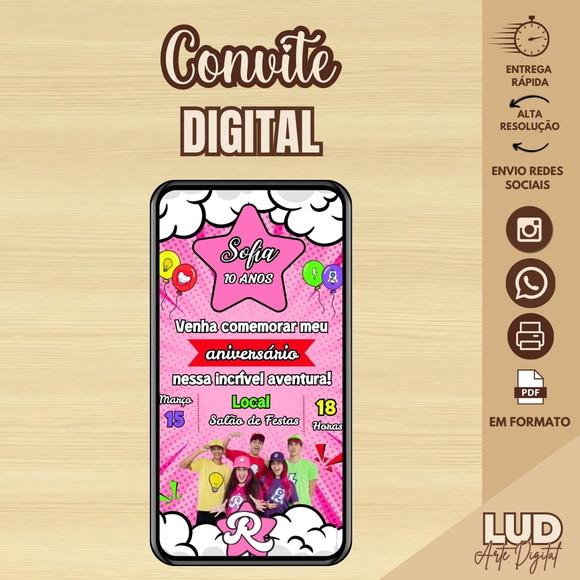 Convite Digital Grupo os Rosa