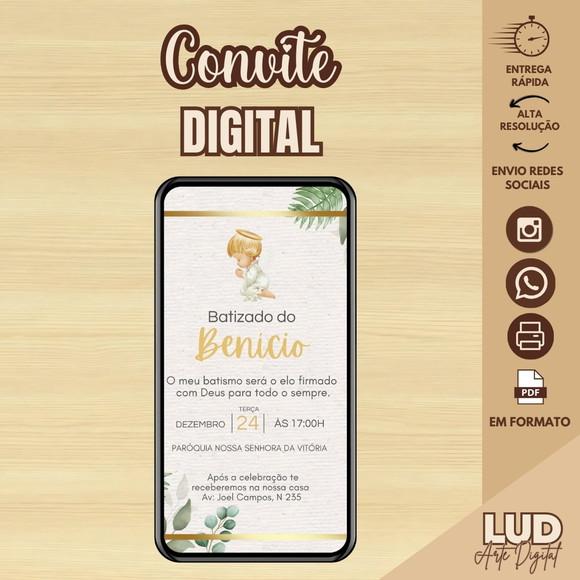 Convite Digital Batizado