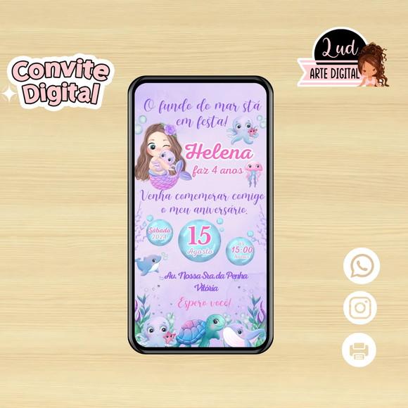 Convite Digital Sereia