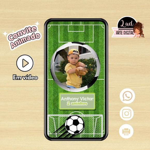 Convite Animado Futebol