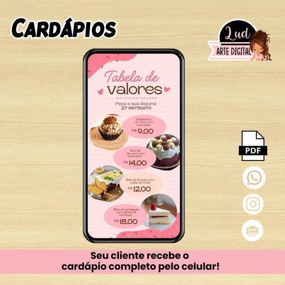 Cardápio Digital - Personalizados