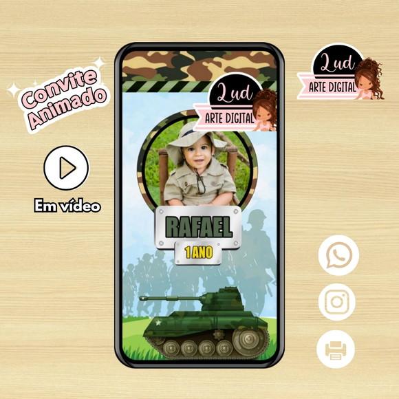 Convite Animado Exército