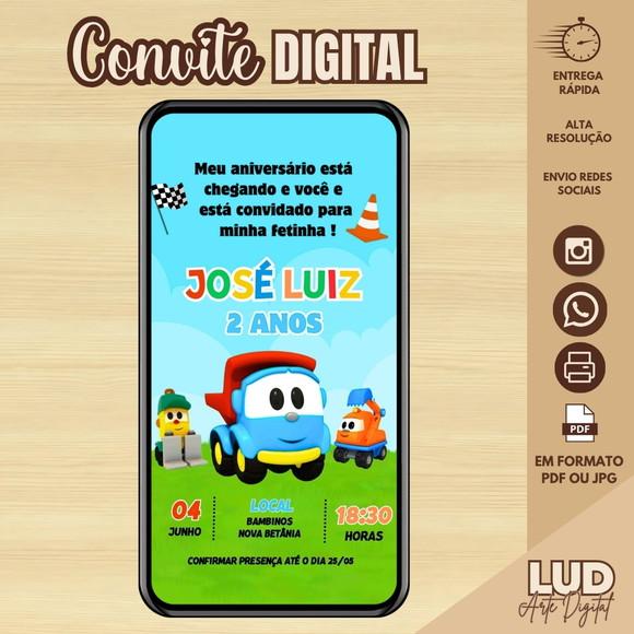 Convite Digital Léo o Caminhão