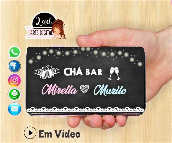 Convite Animado Chá Bar